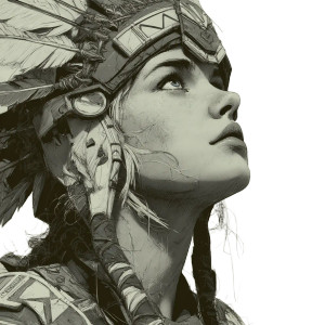 Warrior Princess V12 Vinyl Car Decal Sticker – Waterproof & UV-Resistant 