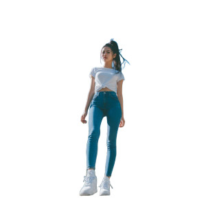 Lively Chinese Girl Vinyl Car Decal Sticker – Waterproof & UV-Resistant 