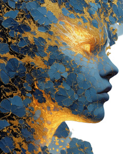 Radiant Feminine Entity Vinyl Car Decal Sticker – Waterproof & UV-Resistant 