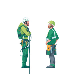 Construction Worker Safety Vinyl Car Decal Sticker – Waterproof & UV-Resistant 