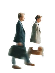 Businessmen Walking V2 Vinyl Car Decal Sticker – Waterproof & UV-Resistant 