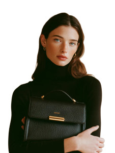 Elegant Handbag Portrait Vinyl Car Decal Sticker – Waterproof & UV-Resistant 