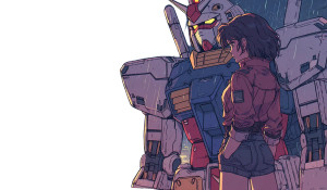 Determined Pilot & Gundam Vinyl Car Decal Sticker – Waterproof & UV-Resistant 