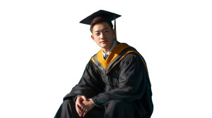 Graduating Chinese Boy V2 Vinyl Car Decal Sticker – Waterproof & UV-Resistant Graduating Chinese Boy V2 Vinyl Car Decal Sticker – Waterproof & UV-Resistant