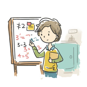 Educational Child Illustration Vinyl Car Decal Sticker – Waterproof & UV-Resistant 