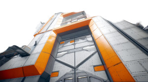 Sci-Fi Gate Vinyl Car Decal Sticker – Waterproof & UV-Resistant 