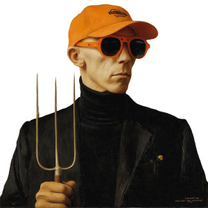 Modern Gothic Twist Vinyl Car Decal Sticker – Waterproof & UV-Resistant 