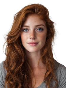 Red-Haired Beauty V5 Vinyl Car Decal Sticker – Waterproof & UV-Resistant 