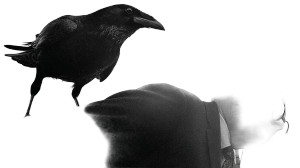 Surreal Black Crow Vinyl Car Decal Sticker – Waterproof & UV-Resistant 