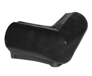 Taylor Made Boat Dock Edge 46016 Marine Series; Ninety Degree Corner Bumper Guard; 6 Inch x 6 Inch; Black; PVC; Fits Large Commercial Grade P-Shape Dock Edge