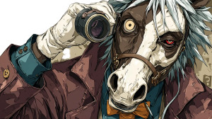 Mad Scientist Horse V2 Vinyl Car Decal Sticker – Waterproof & UV-Resistant 