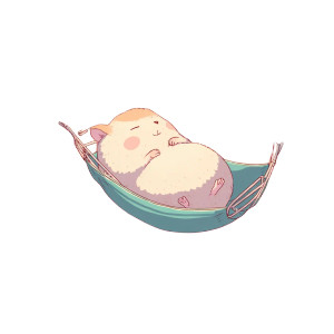 Sleeping Cartoon Hamster Vinyl Car Decal Sticker – Waterproof & UV-Resistant Sleeping Cartoon Hamster Vinyl Car Decal Sticker – Waterproof & UV-Resistant