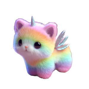 Hypercat Unicorn Vinyl Car Decal Sticker – Waterproof & UV-Resistant 