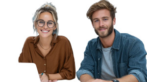 Business Team Working Vinyl Car Decal Sticker – Waterproof & UV-Resistant 