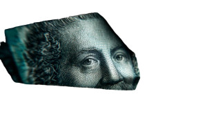 Hand Pulling Banknote Vinyl Car Decal Sticker – Waterproof & UV-Resistant 