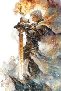 Silver-Haired Knight V3 Vinyl Car Decal Sticker – Waterproof & UV-Resistant 