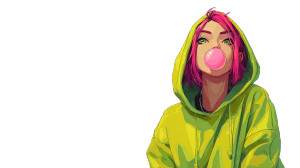 Futuristic Teen Girl V3 Vinyl Car Decal Sticker – Waterproof & UV-Resistant Futuristic Teen Girl V3 Vinyl Car Decal Sticker – Waterproof & UV-Resistant