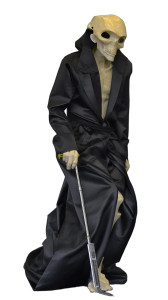 Elegant Skeletal Demon Vinyl Car Decal Sticker – Waterproof & UV-Resistant 