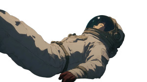 Floating Astronaut V25 Vinyl Car Decal Sticker – Waterproof & UV-Resistant 