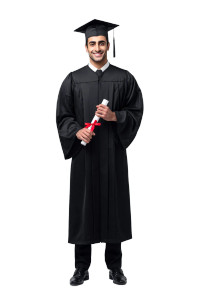 Graduating Middle Eastern Man Vinyl Car Decal Sticker – Waterproof & UV-Resistant 