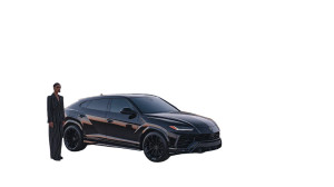 Luxury Suv Scene Vinyl Car Decal Sticker – Waterproof & UV-Resistant 