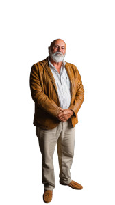 Distinguished Bald Man Vinyl Car Decal Sticker – Waterproof & UV-Resistant 