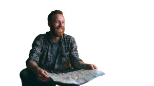 Blind Travel Planner Vinyl Car Decal Sticker – Waterproof & UV-Resistant 
