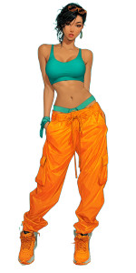 Manga Streetwear Model Vinyl Car Decal Sticker – Waterproof & UV-Resistant 