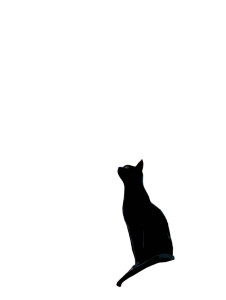 Fantasy Cat Scene Vinyl Car Decal Sticker – Waterproof & UV-Resistant 