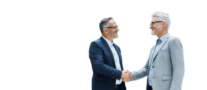 Men Shaking Hands V2 Vinyl Car Decal Sticker – Waterproof & UV-Resistant 