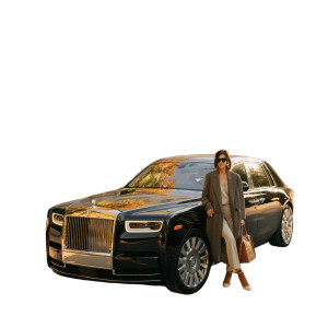 Elegant Woman Exiting Car Vinyl Car Decal Sticker – Waterproof & UV-Resistant Elegant Woman Exiting Car Vinyl Car Decal Sticker – Waterproof & UV-Resistant
