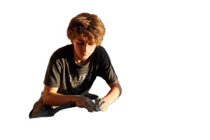 Young Potter Working Vinyl Car Decal Sticker – Waterproof & UV-Resistant 