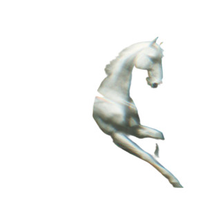 Radiant Warrior Horse Vinyl Car Decal Sticker – Waterproof & UV-Resistant 