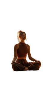Meditating In Forest Vinyl Car Decal Sticker – Waterproof & UV-Resistant Meditating In Forest Vinyl Car Decal Sticker – Waterproof & UV-Resistant