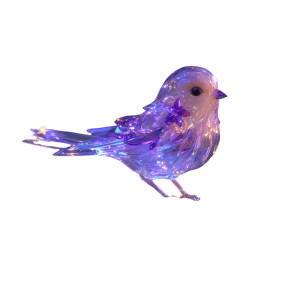 Crystal-Winged Bird Vinyl Car Decal Sticker – Waterproof & UV-Resistant 