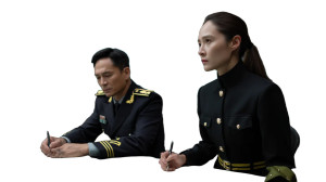 Futuristic Military Officers Vinyl Car Decal Sticker – Waterproof & UV-Resistant 