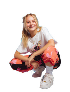 Smiling Blonde Teen Vinyl Car Decal Sticker – Waterproof & UV-Resistant Smiling Blonde Teen Vinyl Car Decal Sticker – Waterproof & UV-Resistant