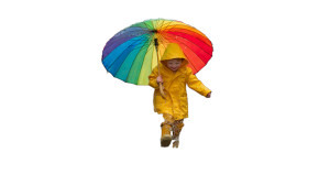 Joyful Rain Splasher Vinyl Car Decal Sticker – Waterproof & UV-Resistant 