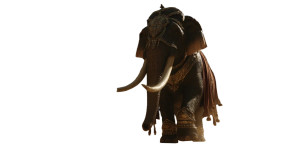 Armored War Elephant V2 Vinyl Car Decal Sticker – Waterproof & UV-Resistant 
