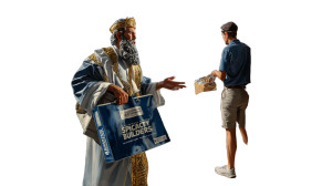 Moses Salesperson Vinyl Car Decal Sticker – Waterproof & UV-Resistant 