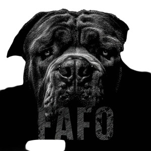 Menacing Cane Corso Vinyl Car Decal Sticker – Waterproof & UV-Resistant 