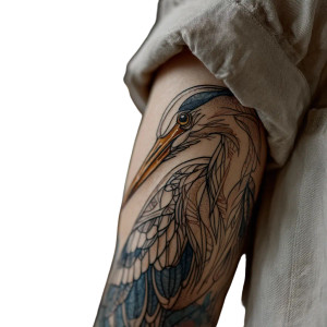 Tattooed White Arm Vinyl Car Decal Sticker – Waterproof & UV-Resistant 