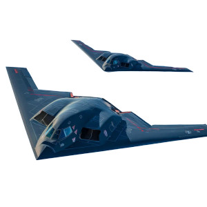 Stealth Aircraft Vinyl Car Decal Sticker – Waterproof & UV-Resistant 
