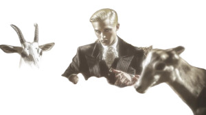 Baroque Meat Portrait Vinyl Car Decal Sticker – Waterproof & UV-Resistant 