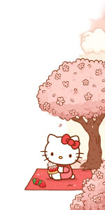 Hello Kitty Picnic Vinyl Car Decal Sticker – Waterproof & UV-Resistant 