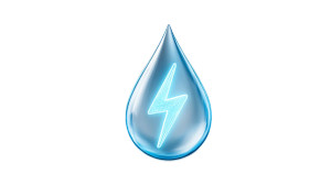 Electric Droplet Vinyl Car Decal Sticker – Waterproof & UV-Resistant 