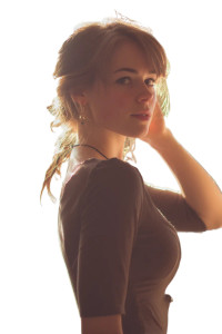 Elegant Girl Portrait V5 Vinyl Car Decal Sticker – Waterproof & UV-Resistant 