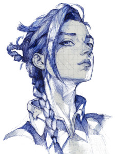 Jinx Sketch Vinyl Car Decal Sticker – Waterproof & UV-Resistant 