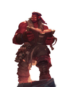 Orc Scholar V2 Vinyl Car Decal Sticker – Waterproof & UV-Resistant 