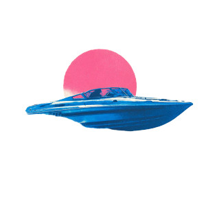 Blue Speedboat Risograph Vinyl Car Decal Sticker – Waterproof & UV-Resistant Blue Speedboat Risograph Vinyl Car Decal Sticker – Waterproof & UV-Resistant